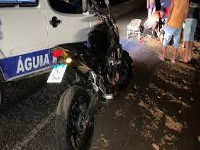 Motociclista fica ferido em acidente na BA 411