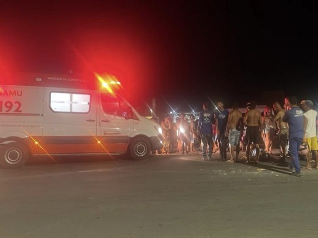 Duas mulheres e uma criança são feridas após se envolverem em um acidente na cidade de Capim Grosso