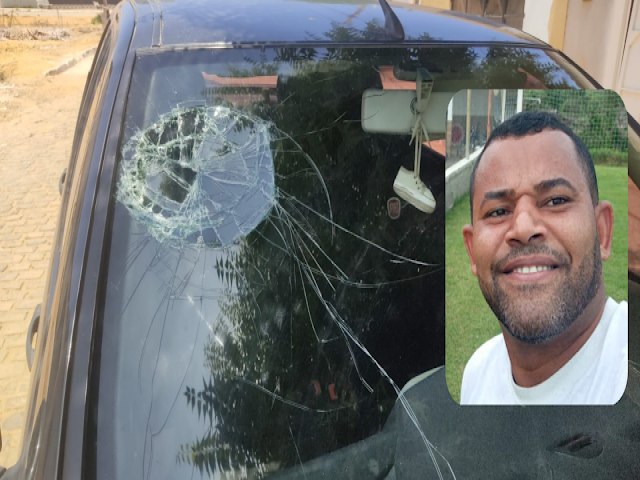 Repórter Otto Moreno é ameaçado e tem parabrisa de carro quebrado durante gravações na cidade de Várzea Nova
