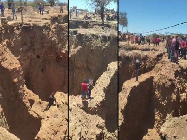 Corpo de jovem que desapareceu após deslizamento de terra em área de garimpo em Cansanção é resgatado
