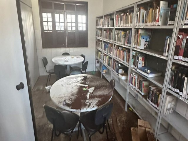 Biblioteca Municipal de So Jos do Jacupe sofre ato de vandalismo