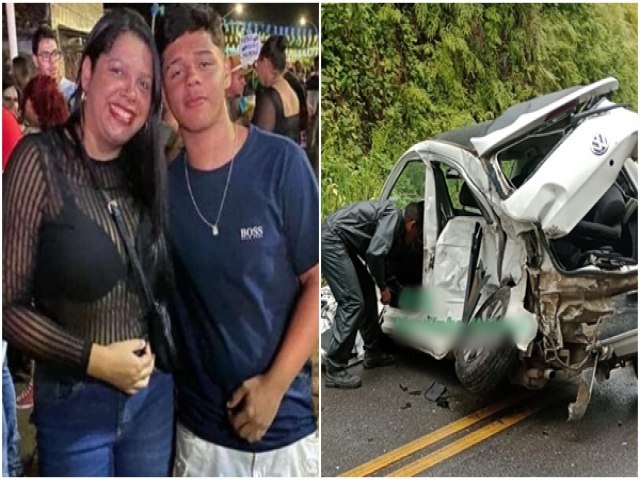 Grave acidente entre carros mata me e filho na BA-270 em Santa Luzia