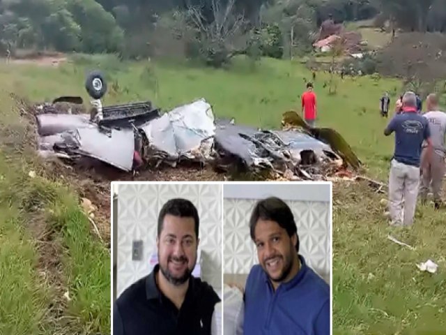 Itapeva/MG: Scios de empresa de crdito de Almenara esto entre os mortos na queda de avio.