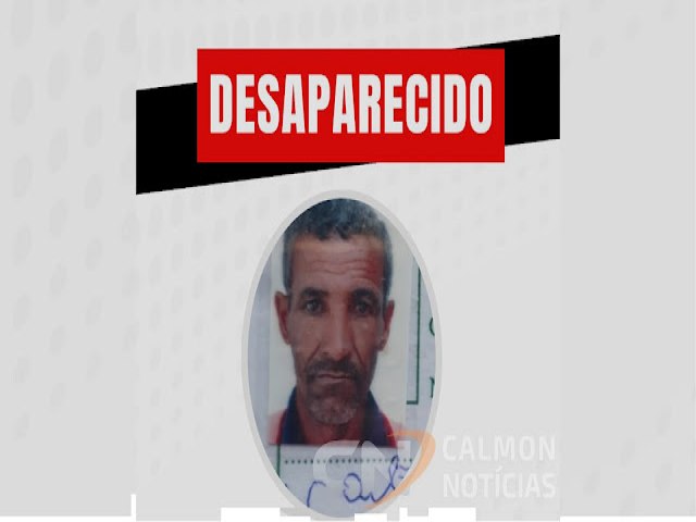 Valter Lino (Pinto do Campestre) est desaparecido desde a manh desta sexta (23/2)