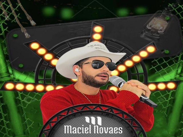 Cantor Maciel Novaes,  destaque em toda regio pela mistura de ritmos em seus shows.