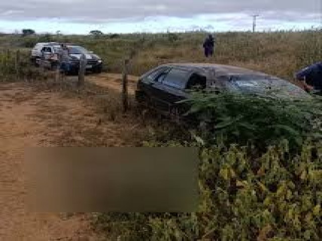 Homem morre vtima de acidente de carro na 144 no distrito de Lages do Batata, municpio de Jacobina