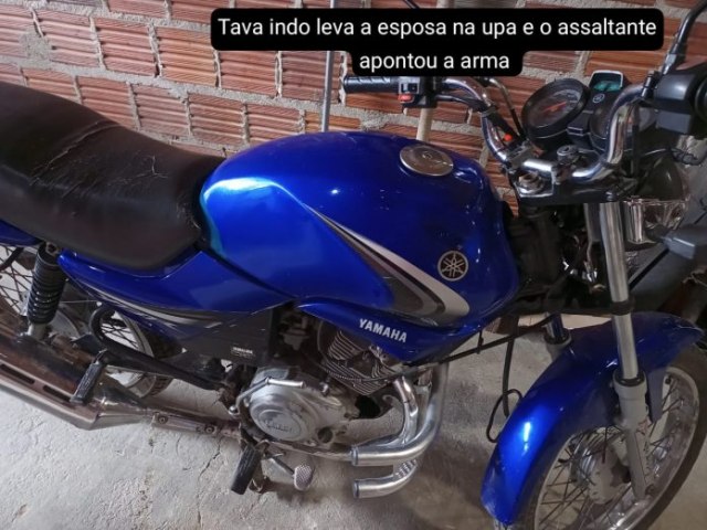 Motocicleta  tomada por assalto em Capim Grosso