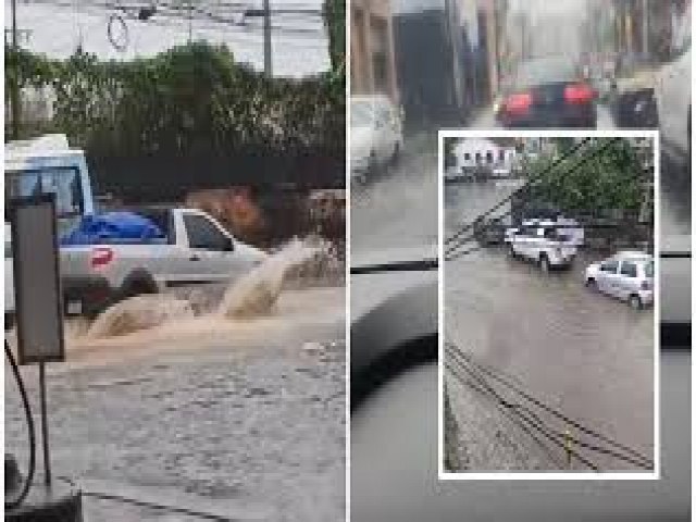 Salvador: Chuva causa alagamentos e populao sofre transtornos