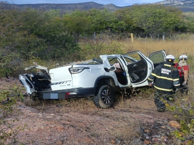 Grave acidente na Barrinha deixa dois mortos prximo  Jaguarari-BA