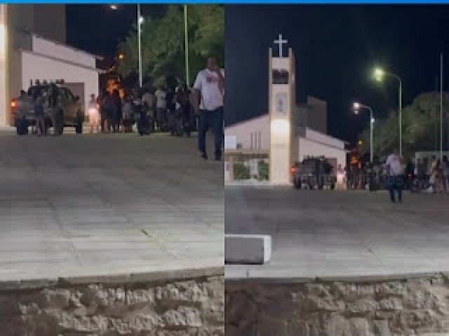 Homem  assassinado em Remanso no ptio da Igreja Matriz.