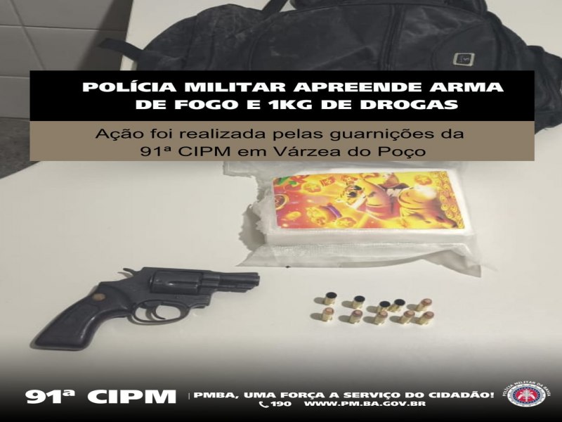 Vrzea do Poo: Aps troca de tiros Policiais da 91 CIPM apreendem armas e drogas