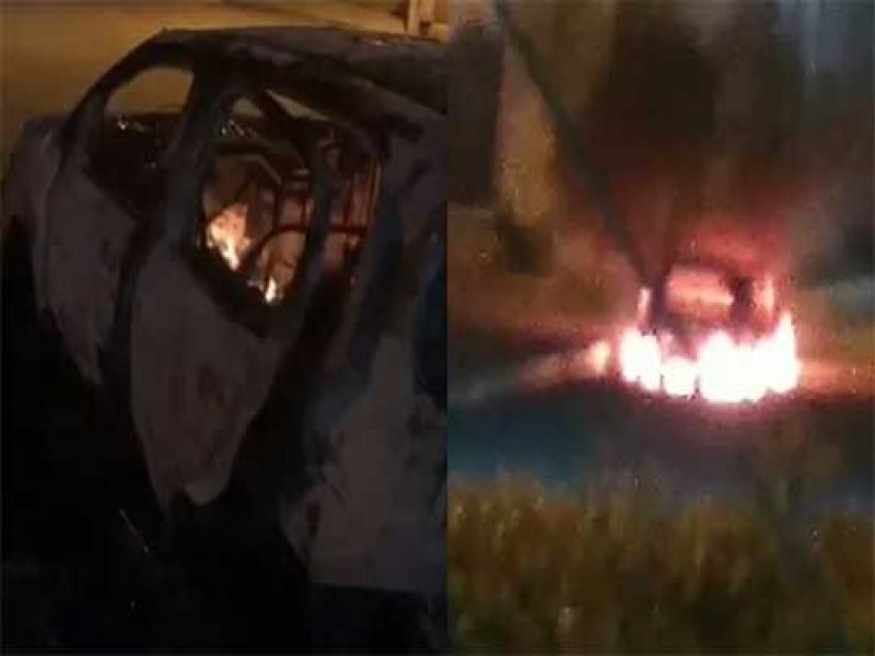 Carro de vice-prefeito de Valente  incendiado na zona rural