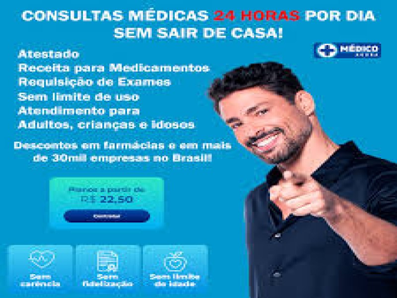 MÉDICO AGORA: Consultas médicas 24H por dia sem sair de casa, CONFIRA