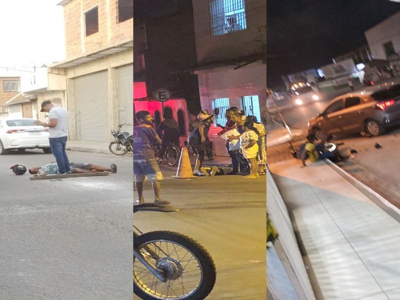 Trs acidentes so registrados na noite desta quarta-feira (16) em Santo Antnio de Jesus