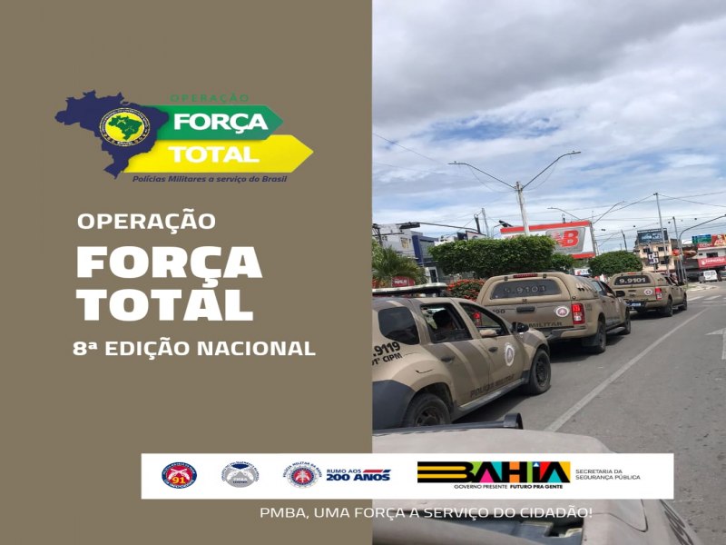 91 CIPM  integra a 8 edio da Operao Fora Total Nacional