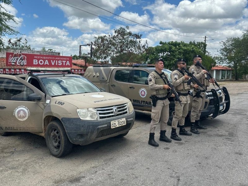 91 CIPM D NICIO A OPERAO CINTURO CHAPADA NAS RODOVIAS DE VRZEA DA ROA E MAIRI