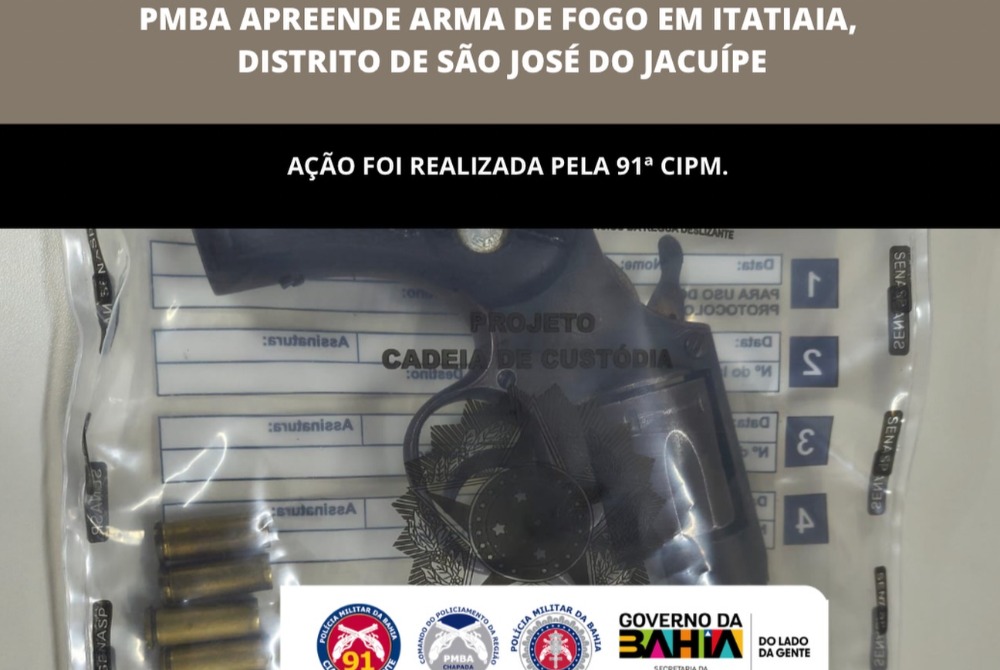 APREENS�O DE ARMA DE FOGO EM ITATIAIA, DISTRITO DE S�O JOS� DO JACU�PE, ENVOLVIDO TOMBA EM CONFRONTO