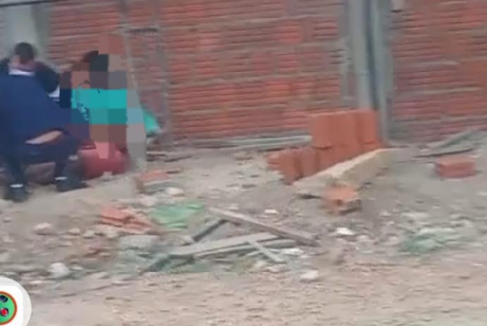 Homem sofre choque el�trico e cai de andaime durante obra em Jacobina
