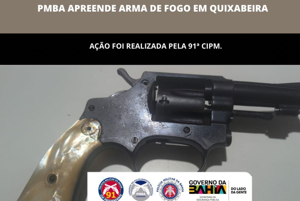 APREENS�O DE ARMA DE FOGO EM QUIXABEIRA