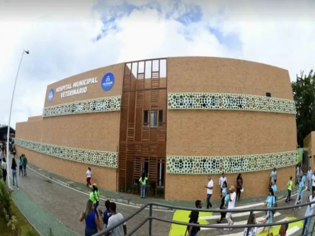 Hospital Pblico Veterinrio  inaugurado em Salvador; veja servios
