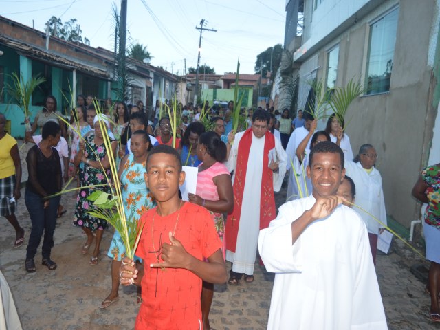 Procisso de Domingo de Ramos em Aramari