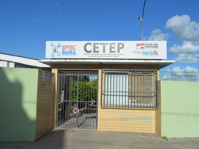 CETEP Alagoinhas abre matriculas para 630 vagas em cursos tcnicos 