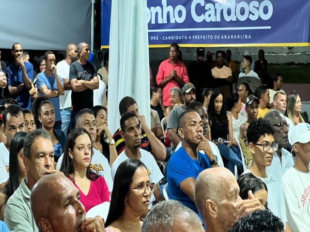 Comunidade quilombola de Olhos D?gua em Aramari recebe Tonho Cardoso