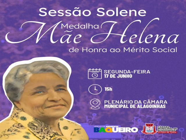 Solene: Medalha Me Helena de Honra ao Mrito Social