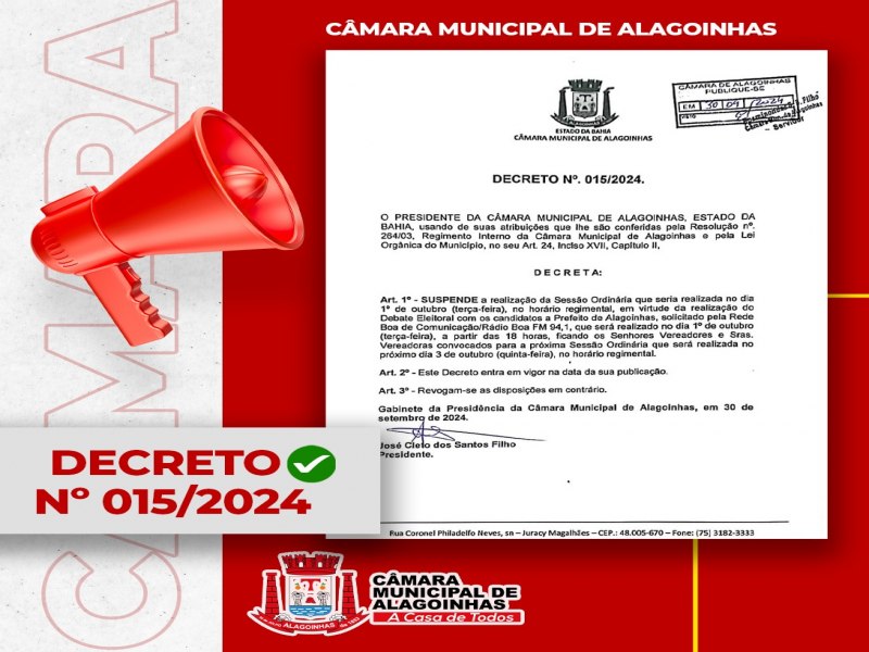 Candidatos a prefeito de Alagoinhas participam de debate na Cmara Municipal 