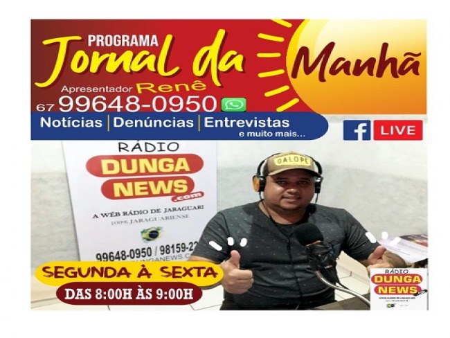 Vereador Ren DEM do Programa Jornal da Manh reivindica ao executivo de Jaraguari a suspenso da COSIP (taxa de iluminao pblica)