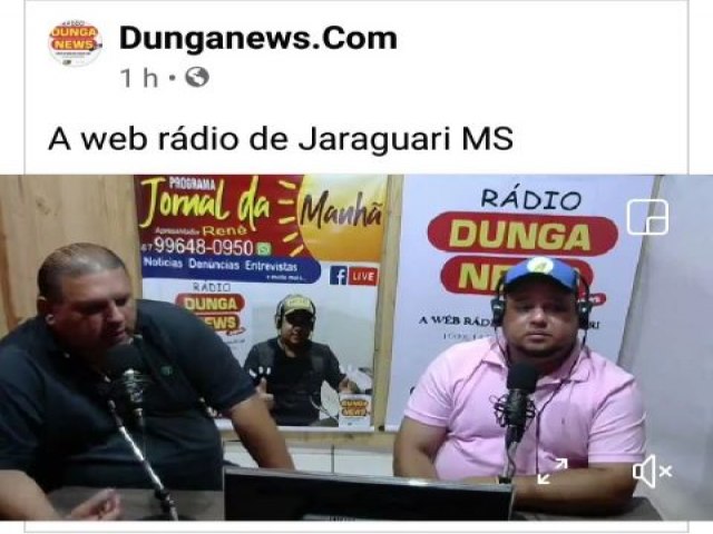 Presidente da Cmara de Jaraguari em entrevista na rdio dunganews.com destaca mudanas no legislativo de Jaraguari.