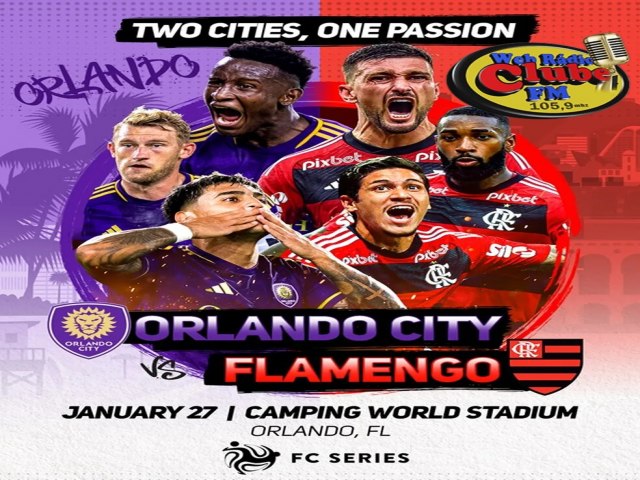 FC Series terá Flamengo x Orlando City em janeiro de 2024 - FC