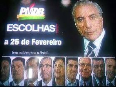 PMDB ignora Dilma em propaganda na TV