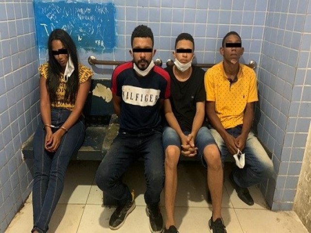 Três homens e uma mulher são presos após assalto a loja de celular em Petrolina (PE)