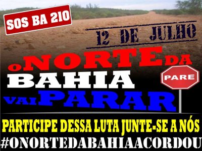 Movimento o Norte da Bahia acordou a cada dia ganha força