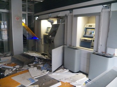 Saúde:Bancos foram explodidos essa madrugada