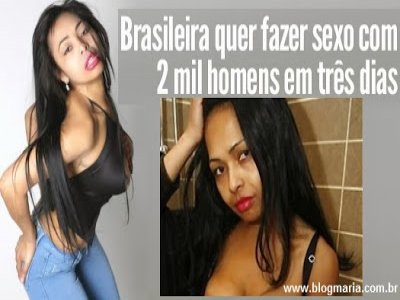 Brasileira bate recorde ao fazer sexo com 700 homens em 48H