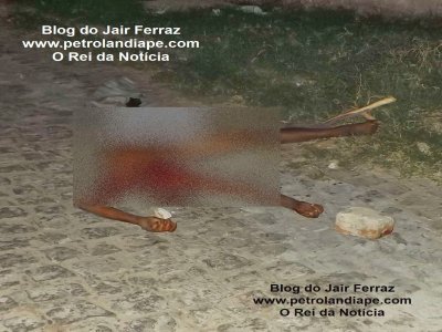  Morador de rua é assassinado com requintes de crueldades em Petrolândia, PE