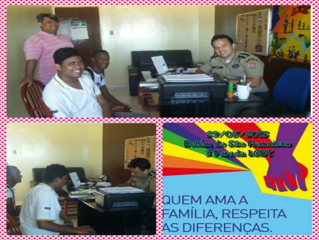 Comando da  1ªCIPM  recebe Representantes do Conselho Municipal LGBT de Belém