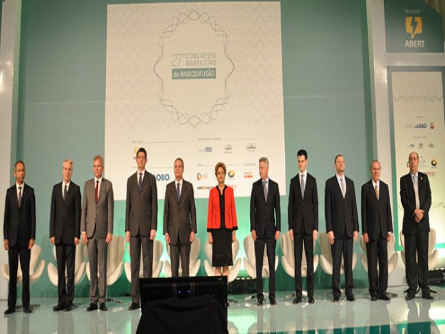  Dilma participa do 27º Congresso Brasileiro de RADIODIFUSÃO