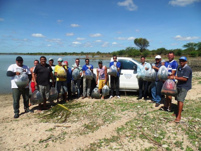Associação de Juremal promove peixamento em açude da comunidade