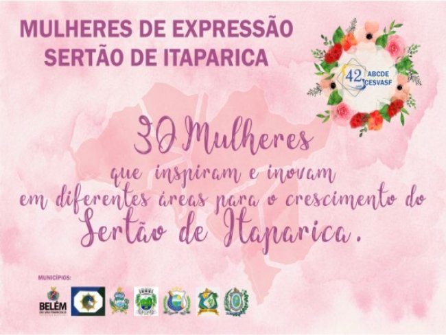 30 MULHERES DE EXPRESSÃO DO SERTÃO DE ITAPARICA