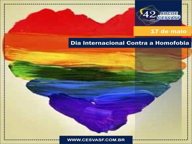 17 De Maio Dia Internacional Contra a Homofobia 