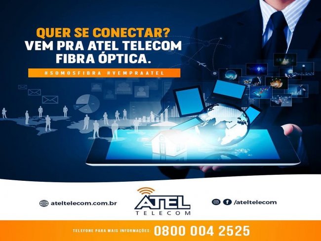  Atel Telecom Fibra Óptica: você com a melhor conexão
