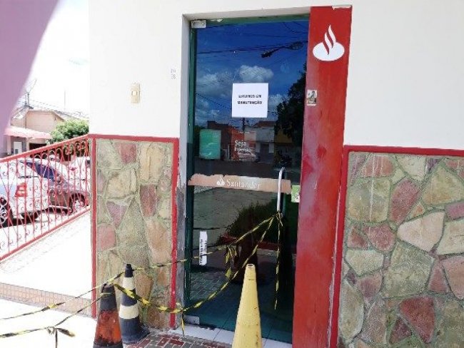 Caixa eletrônico do banco Santander foi arrombado em Cabrobó, Sertão de Pernambuco
