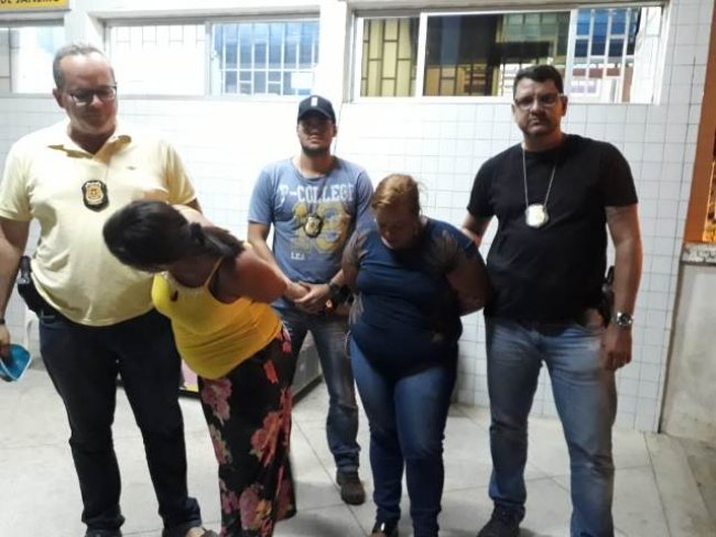 Policiais Civis de Cabrobó prenderam no Terminal Rodoviário duas mulheres com quase 30 Kg de maconha