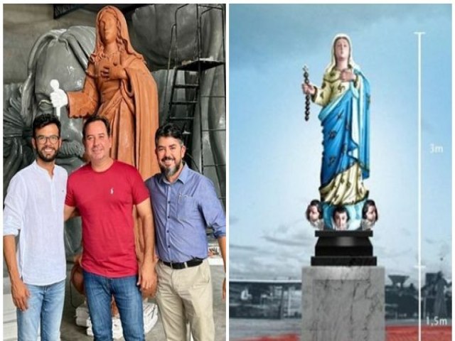 Belém do São Francisco está prestes a ganhar uma estátua em homenagem a Nossa Senhora do Patrocínio