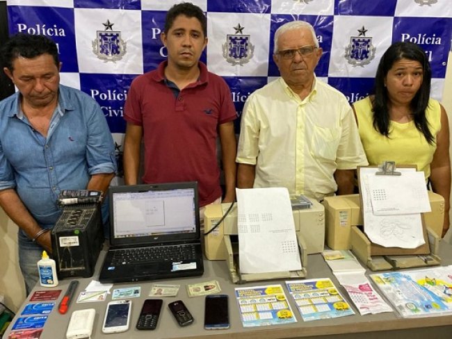 Grupo criminoso  preso tentando fraudar bingo de uma Hilux, duas motos e dinheiro na Bahia