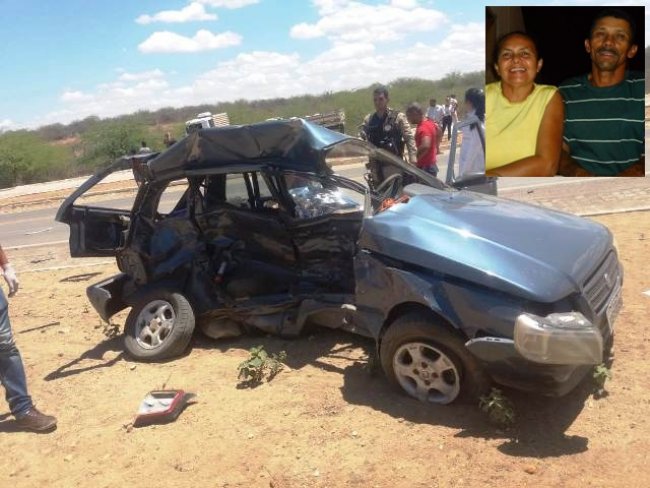 Casal morre em acidente de carro nas proximidades do Posto Ipiranga em Ib-BA