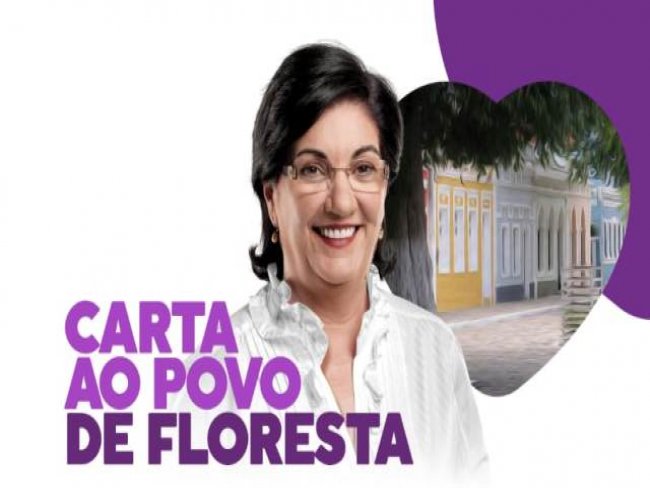 A ex-prefeita do municpio de Floresta, Rorr Manioba, quebra o silencio e se manifesta oficialmente em relao  poltica local.